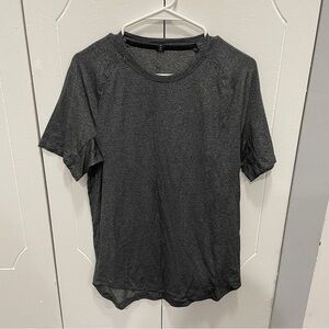 Lululemon Men's Grey Short Sleeve Shirt